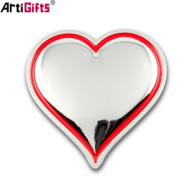 Wholesale Heart Shape Metal car emblem custom car badge for sale